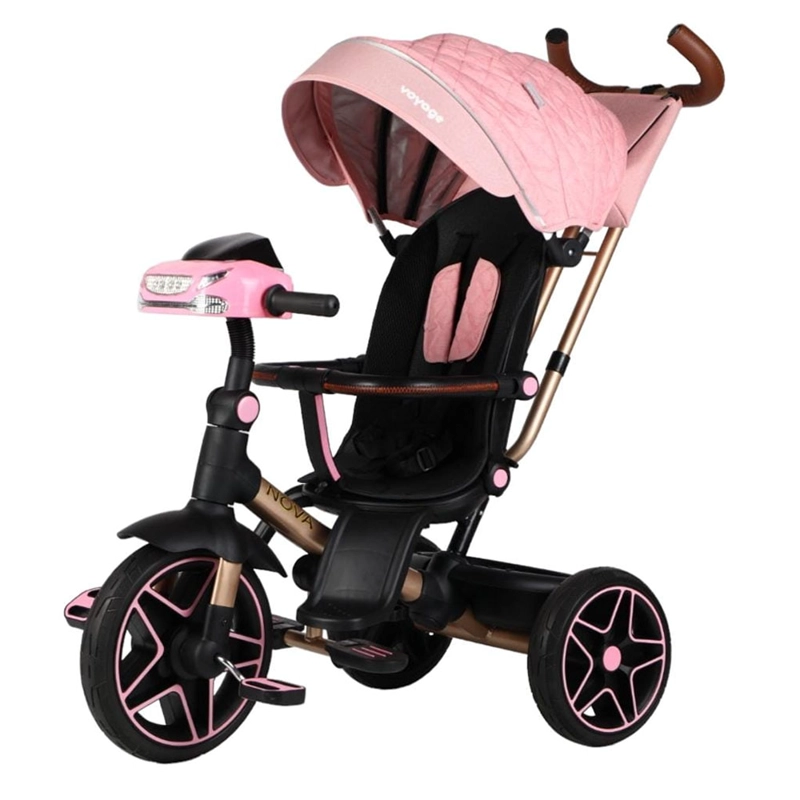 TRICICLO GIRATORIO 5 EN 1 VOYAGE NOVA USB BLUETOOTH ROSADO - 3