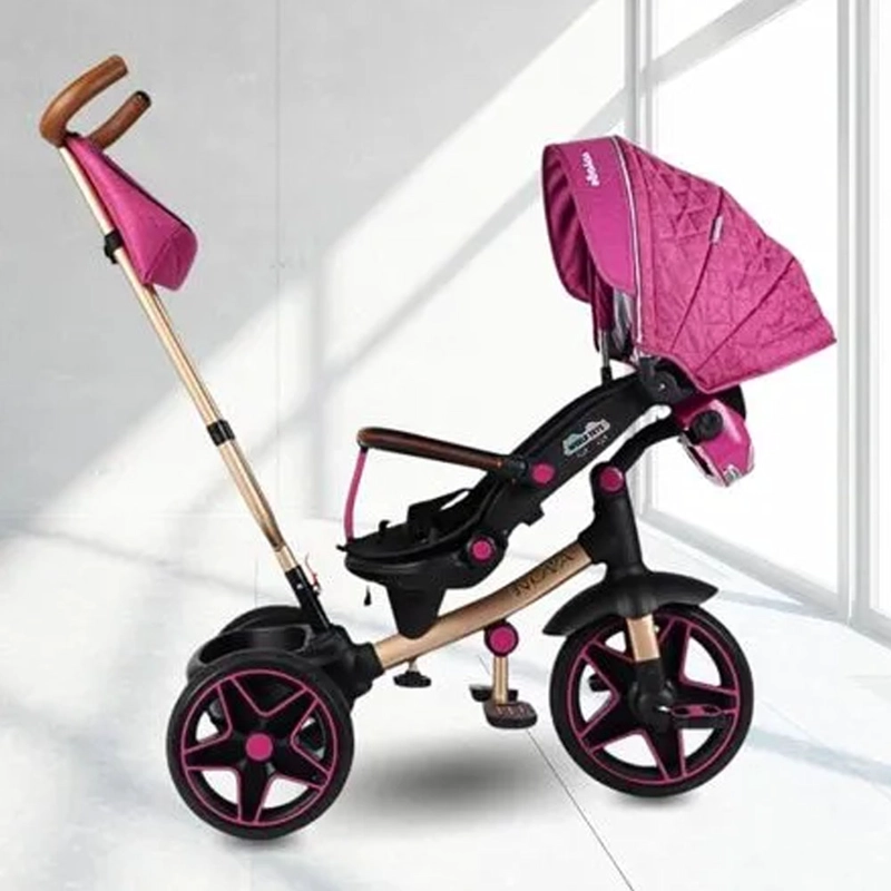 TRICICLO GIRATORIO 5 EN 1 VOYAGE NOVA USB BLUETOOTH FUCSIA - 2