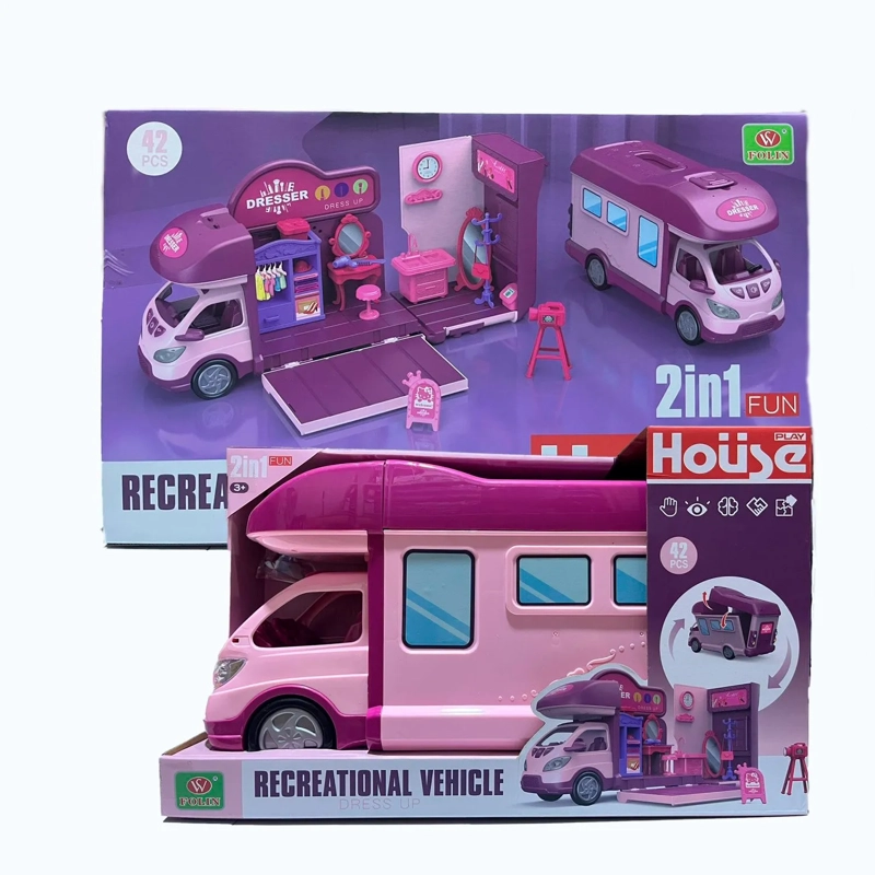 JUGUETE CARRO CAMPER RECREACIONAL MUSICAL 2 EN 1 - 4
