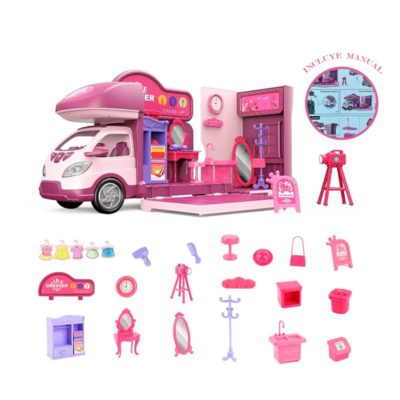 JUGUETE CARRO CAMPER RECREACIONAL MUSICAL 2 EN 1 - 5