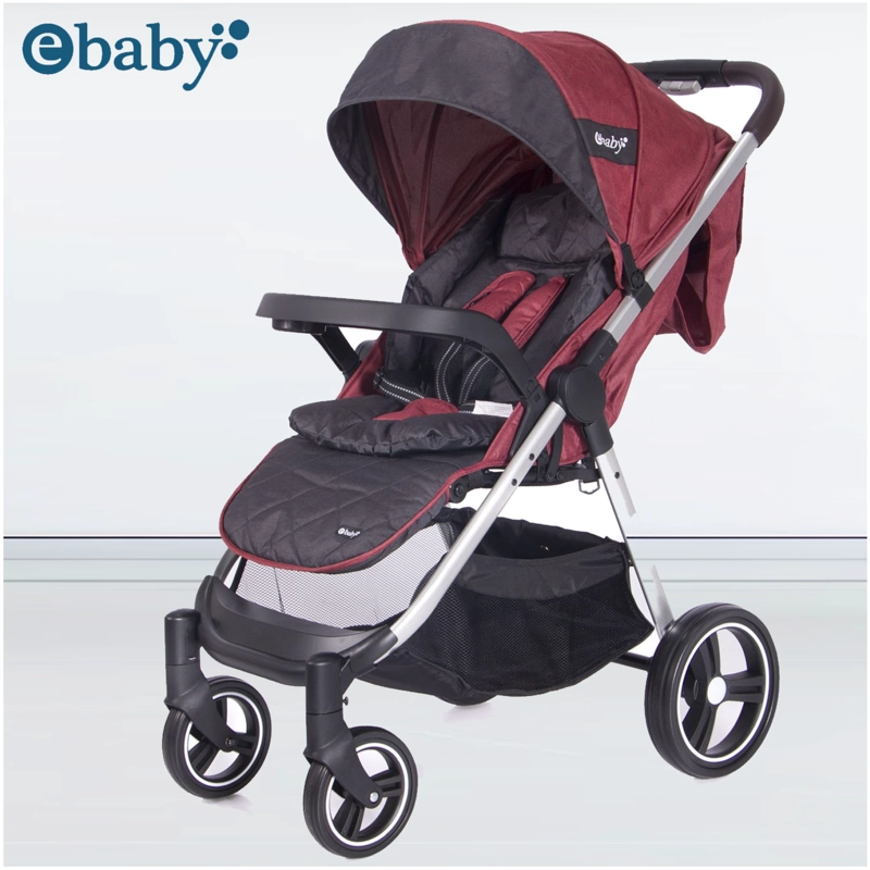 COCHE DE PASEO «ATTON DELUX» EBABY ROJO - 2