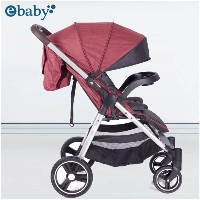 COCHE DE PASEO «ATTON DELUX» EBABY ROJO - 3