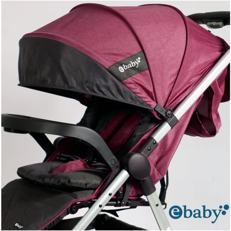 COCHE DE PASEO «ATTON DELUX» EBABY ROJO - 4
