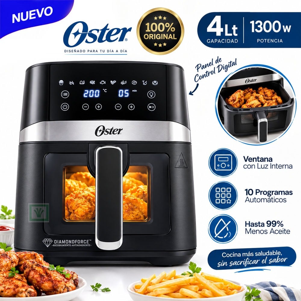 FREIDORA DE AIRE DIGITAL OSTER® CKSTAF40WDDF - 1