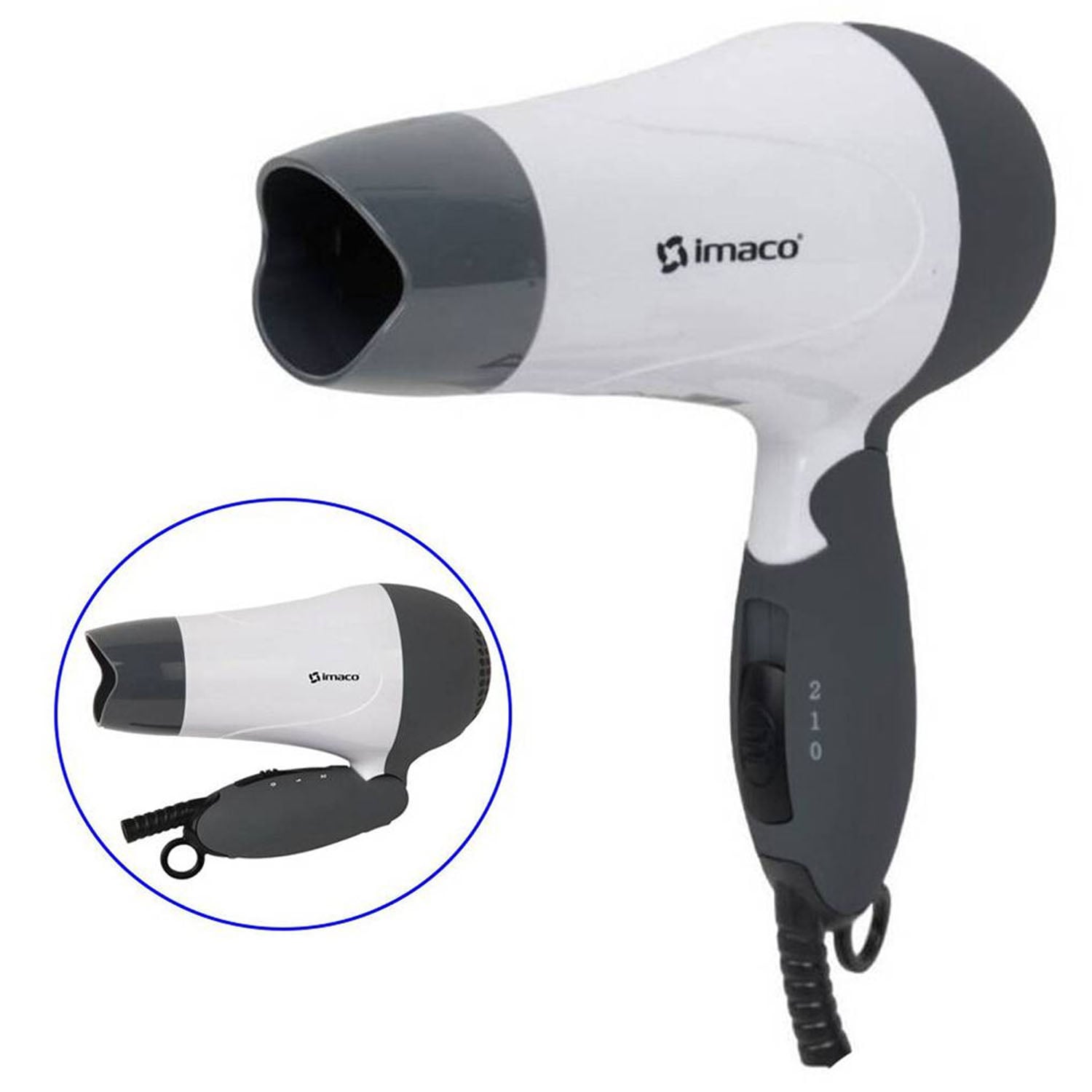 SECADORA DE CABELLO HD1000 - 1