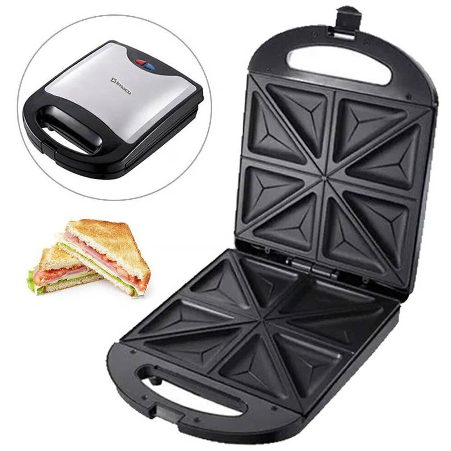 SANDWICHERA LINEA GOURMET 4 PANES ISTI004S - 1