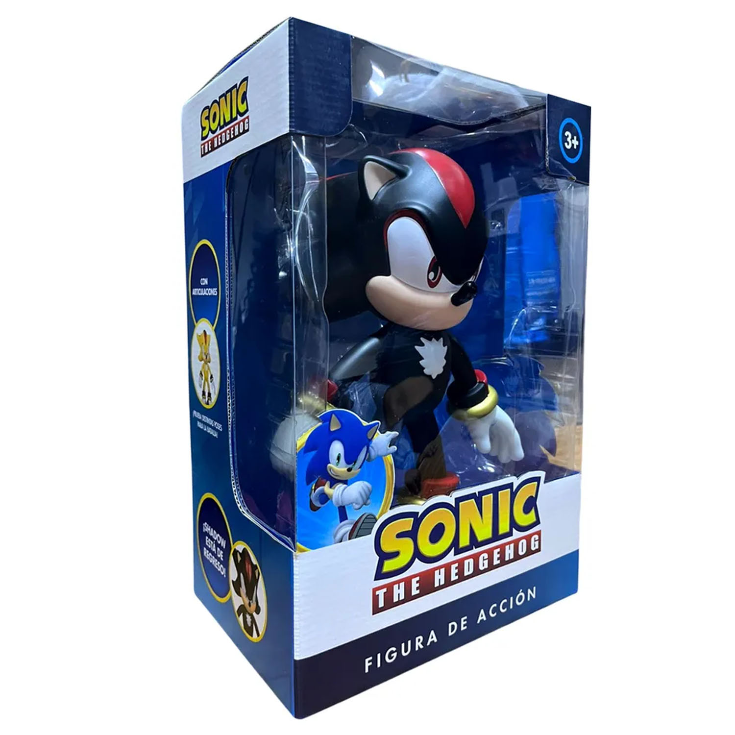 MUÑECO SONIC THE HEDGEHOG ARTICULABLE SHADOW - 4