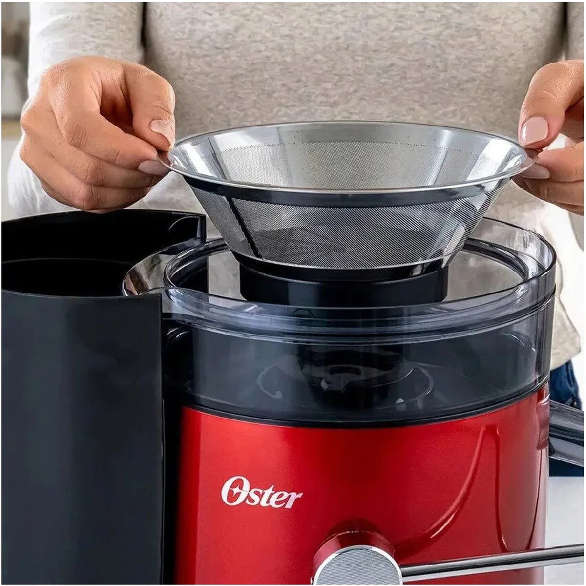 EXTRACTOR DE JUGOS 600W ROJO FPSTJE320R - 4