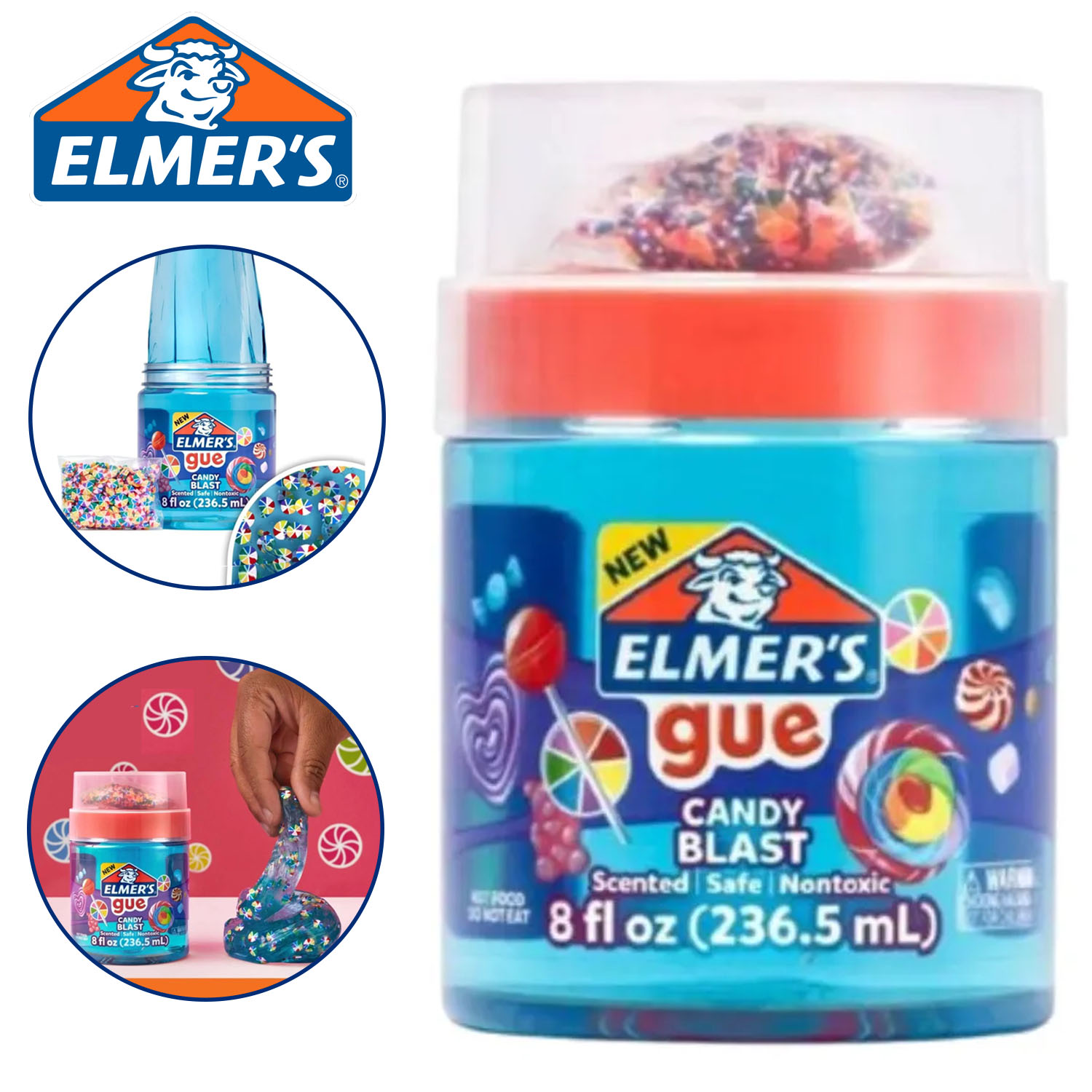 SLIME ELMER CANDY BLAST CON AROMA 326.5 ML – 2194458 - 1