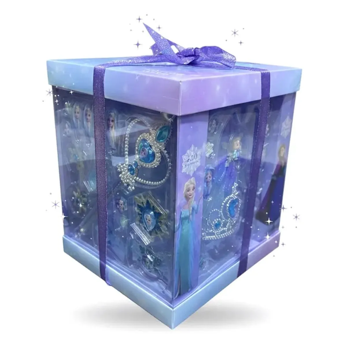 JUGUETE SET DE JOYAS Y CUENTAS DE FROZEN CON VARITA Y CORONA - 5