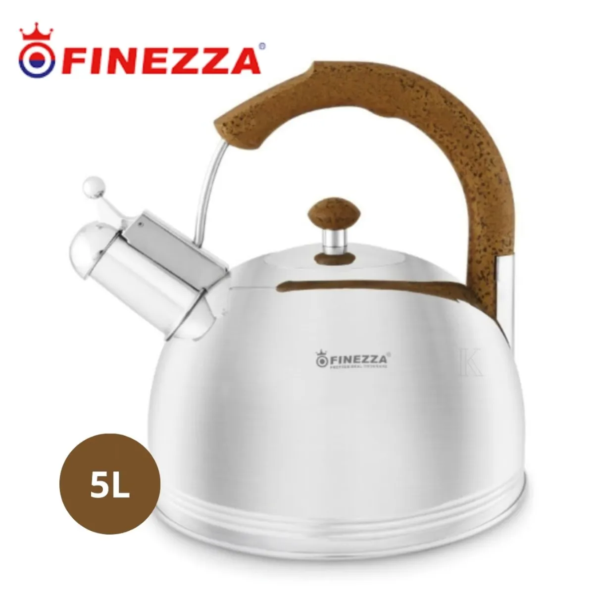 TETERA DE 5 LITROS EN ACERO INOXIDABLE FINEZZA FF-T0036 - 1