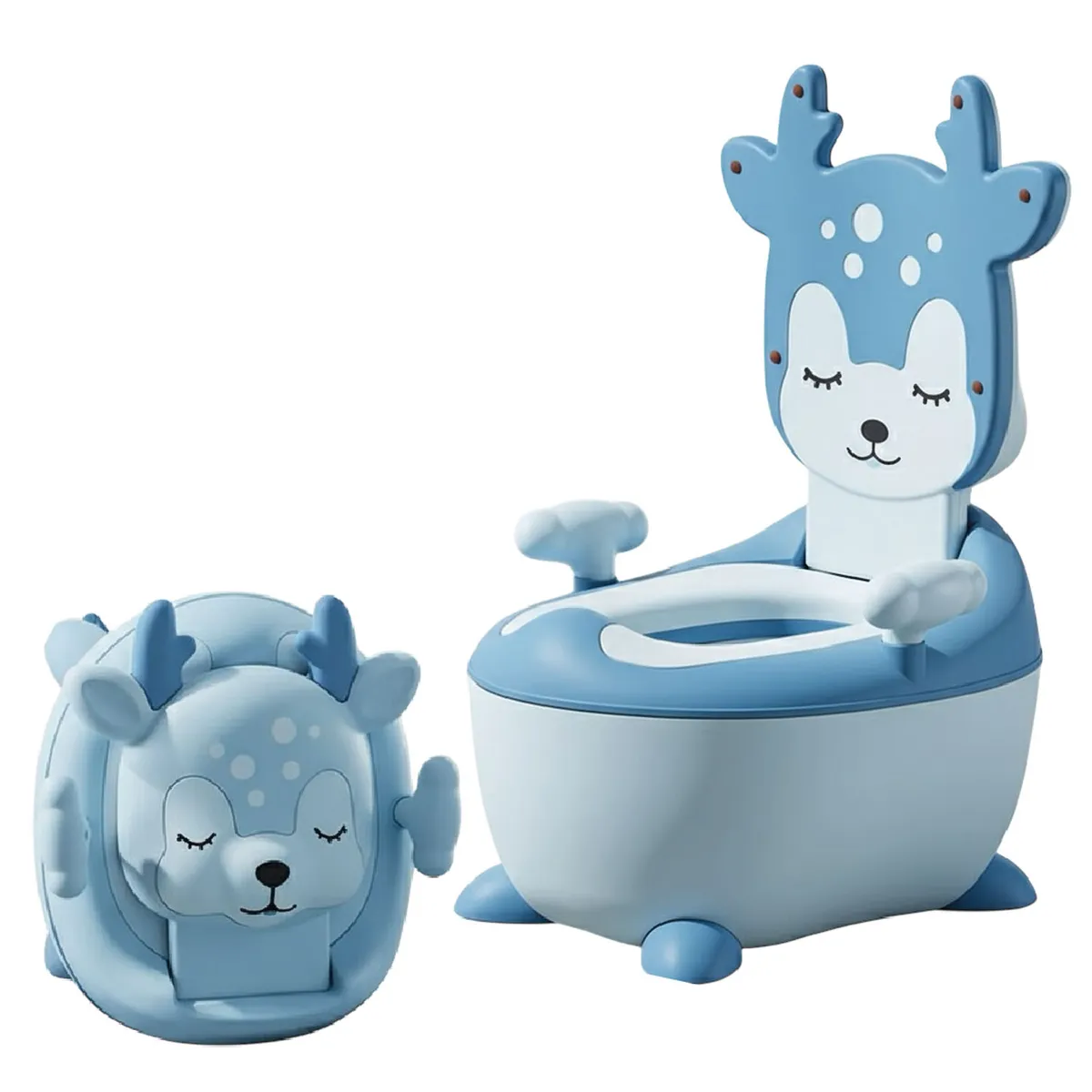 BACIN PARA BEBÉ «BAMBI» DE LUJO AZUL - 2