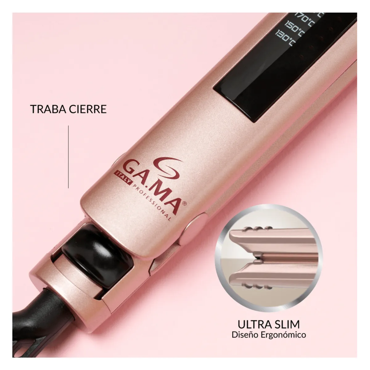 PLANCHA ALISADOR PROFESIONAL ELEGANCE LED KERATION BECHS0000001436 - 2