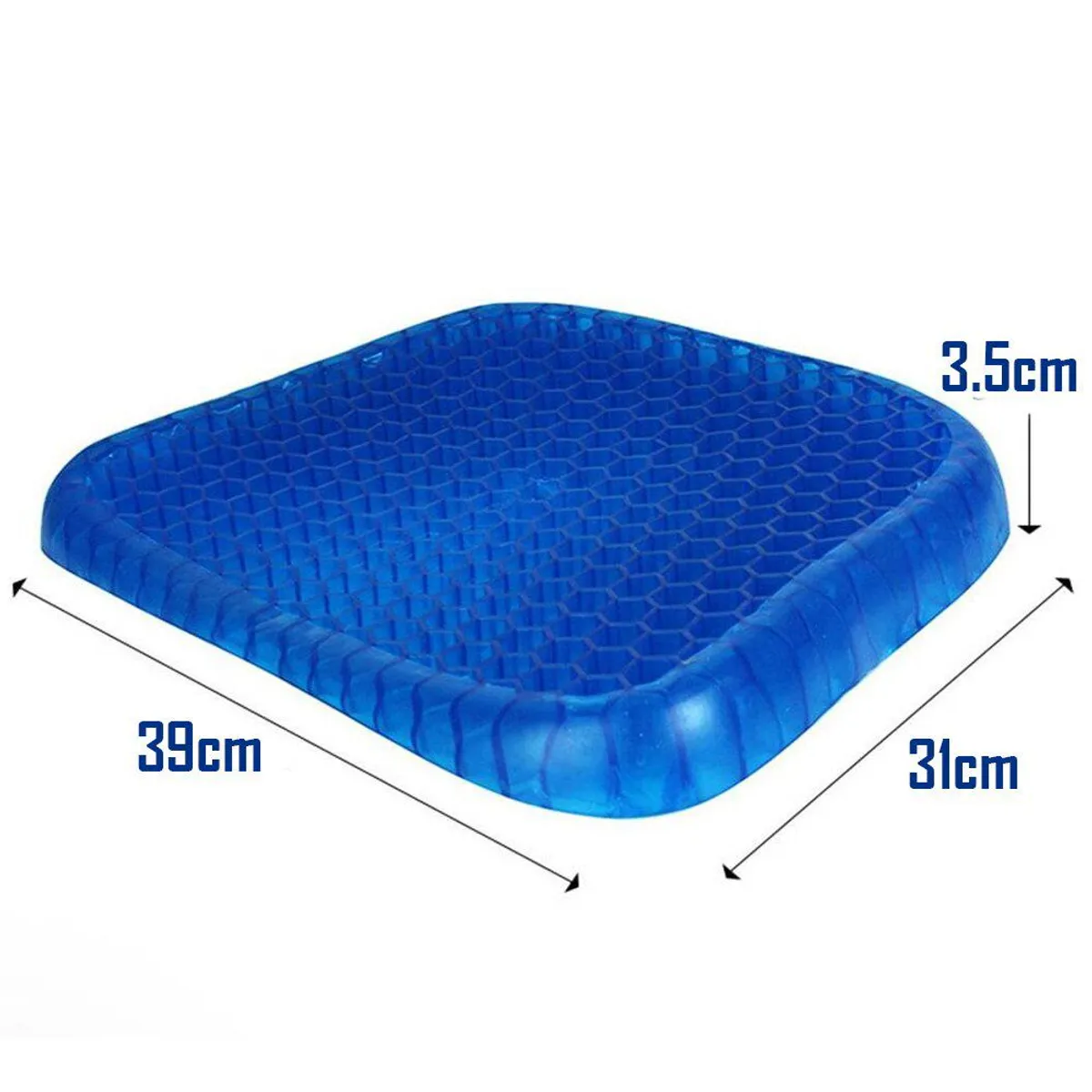 COJÍN DE SOPORTE DE GEL CONFORTABLE CON FUNDA - 6