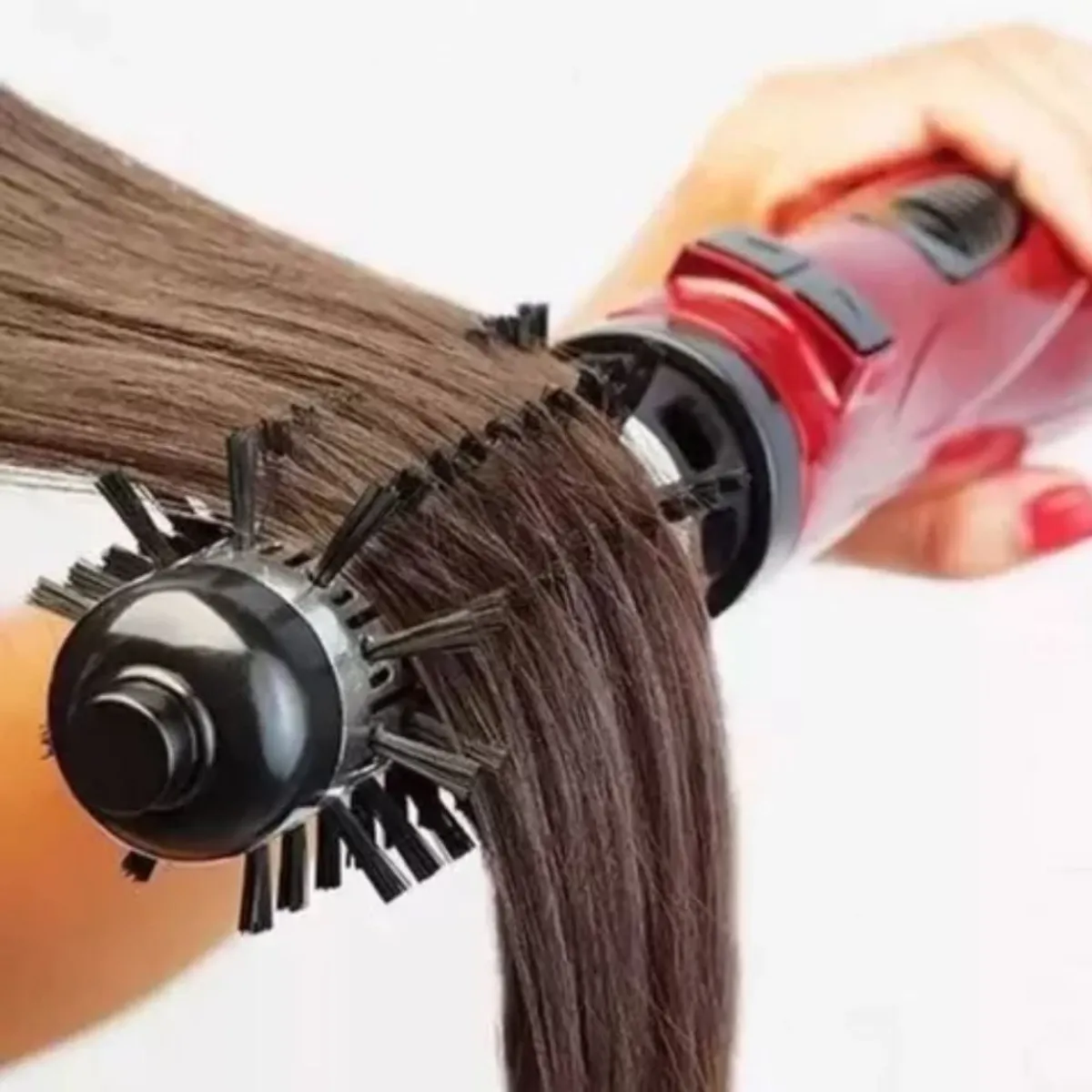 CEPILLO MODELADOR GAMA 3 EN 1 ROTATIVO TURBO -ROJO - 5