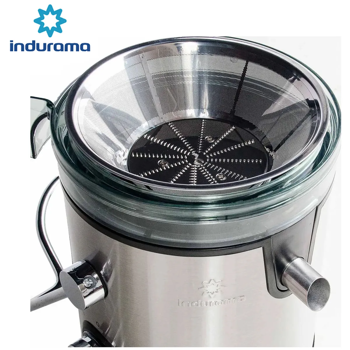 EXTRACTOR DE JUGO 1.1 LITROS INDURAMA EI-CR ACERO - 3