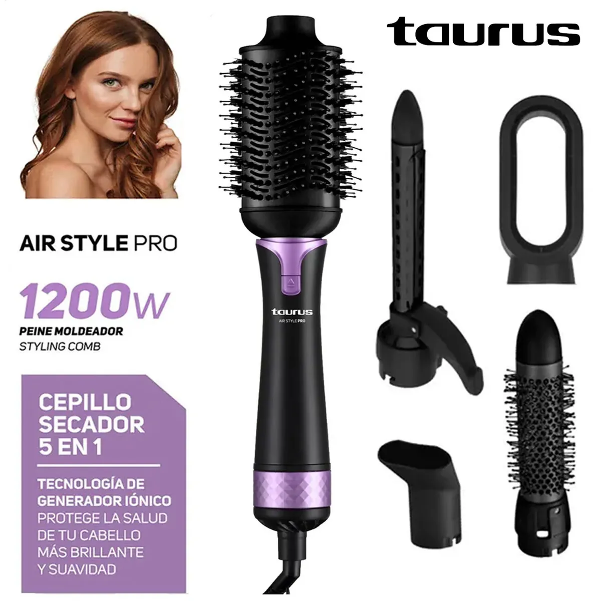 CEPILLO MOLDEADOR 5 EN 1 MOD. AIR STYLE PRO - 1