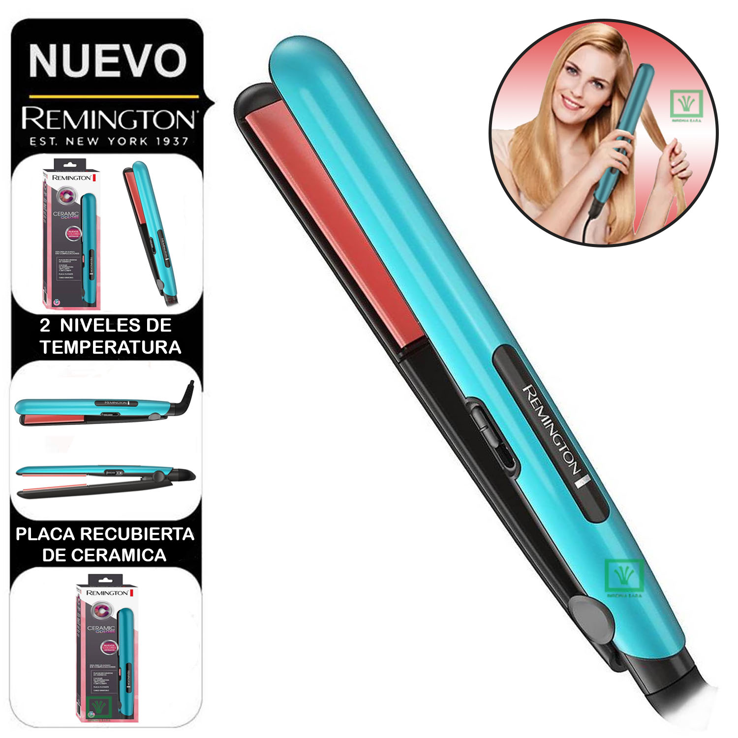 PLANCHA ALISADOR CERAMIC COLORS S1520A - 1