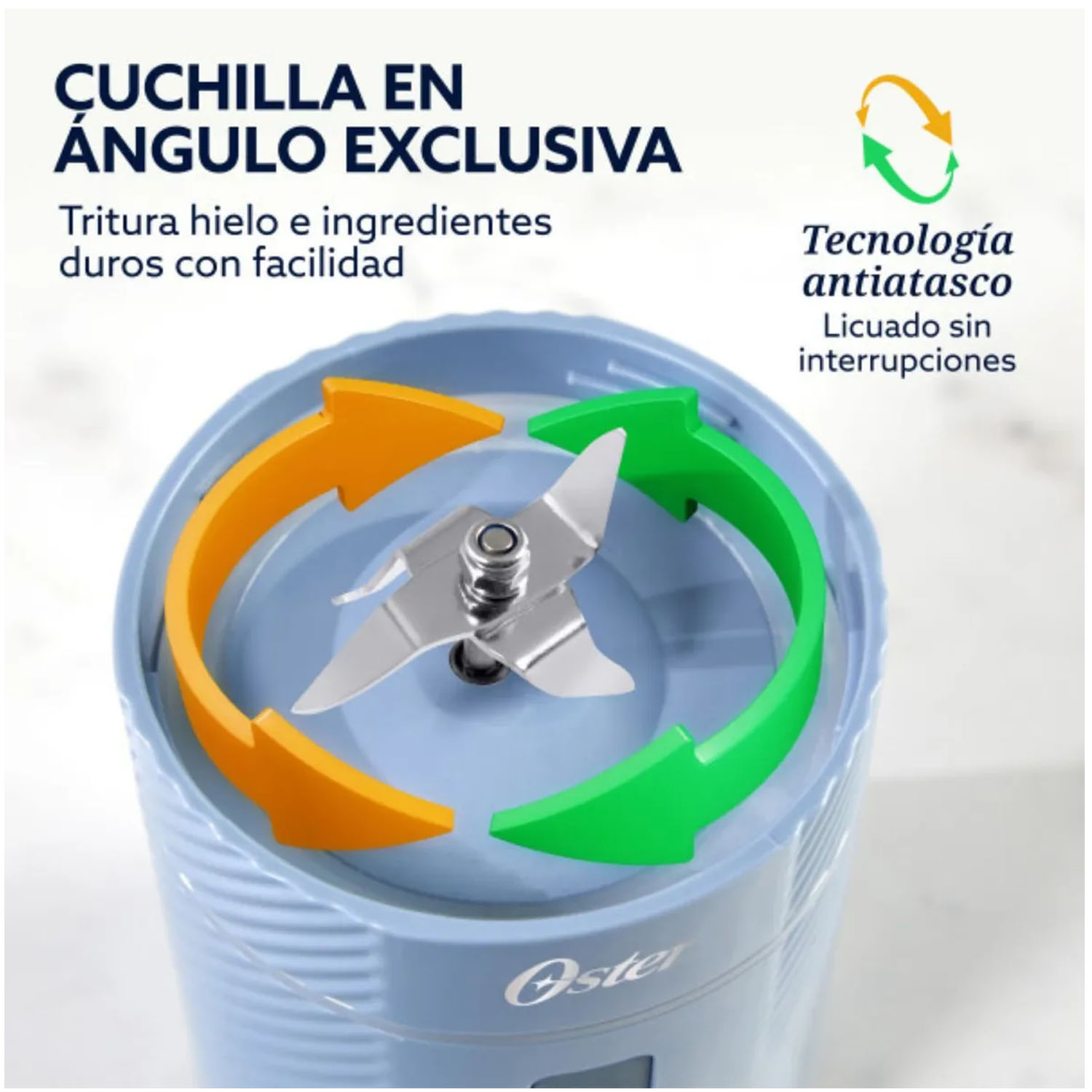 LICUADORA PORTÁTIL OSTER GOMAX, 590 ML , PARA SMOOTHIES, AZUL, BLSTGFP-MH20 - 5