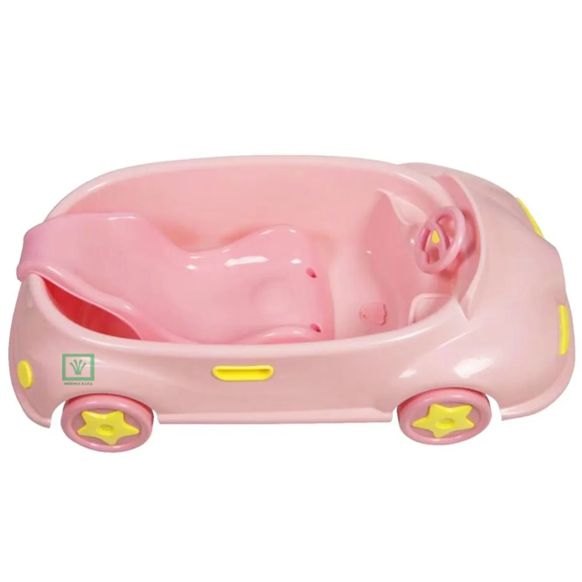BAÑERA TINA DE BAÑO CARRITO ROSADO - 2