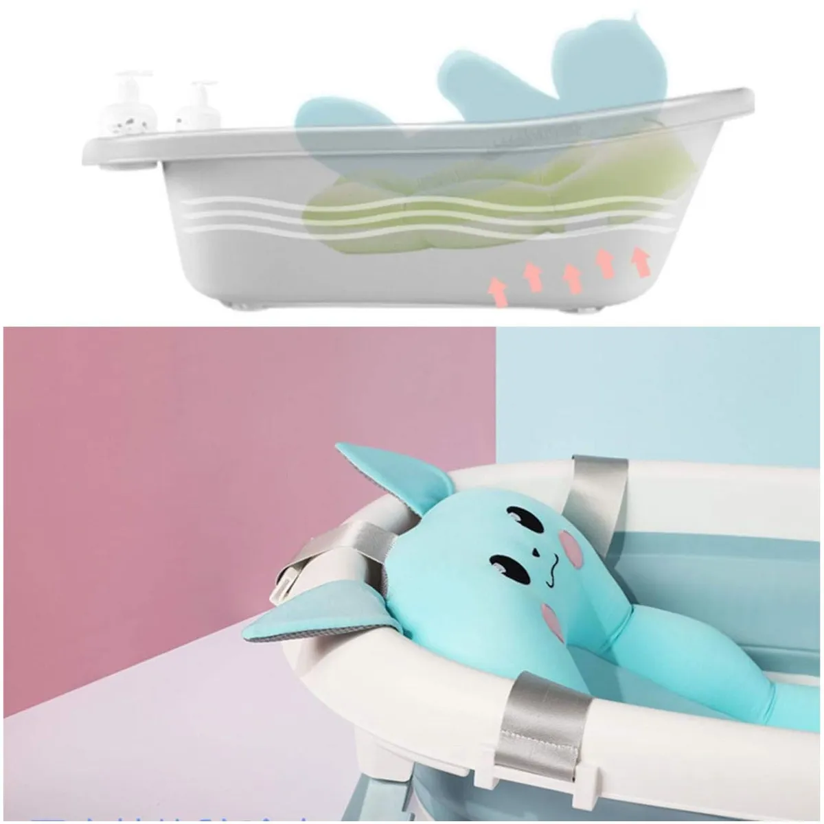 ALMOHADILLA COJÍN PARA TINA DE BAÑO TURQUESA - 5