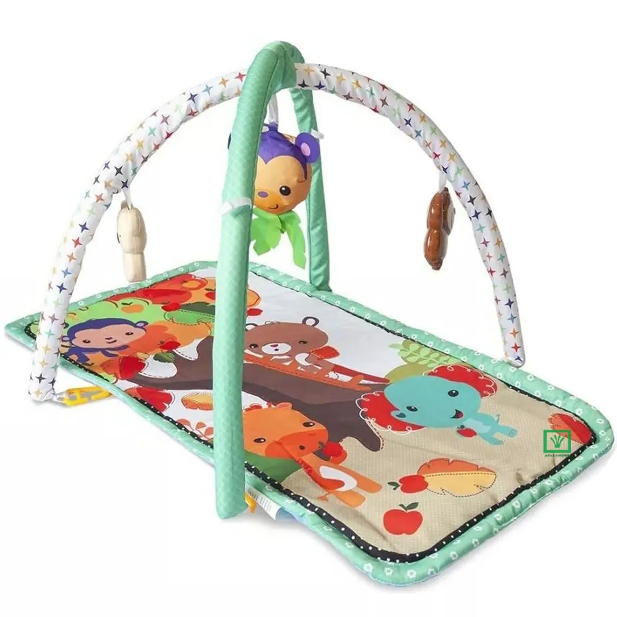 GIMNASIO IDEAL PARA BEBÉ CON JUGUETES ELEPHANT TURQUESA - 2