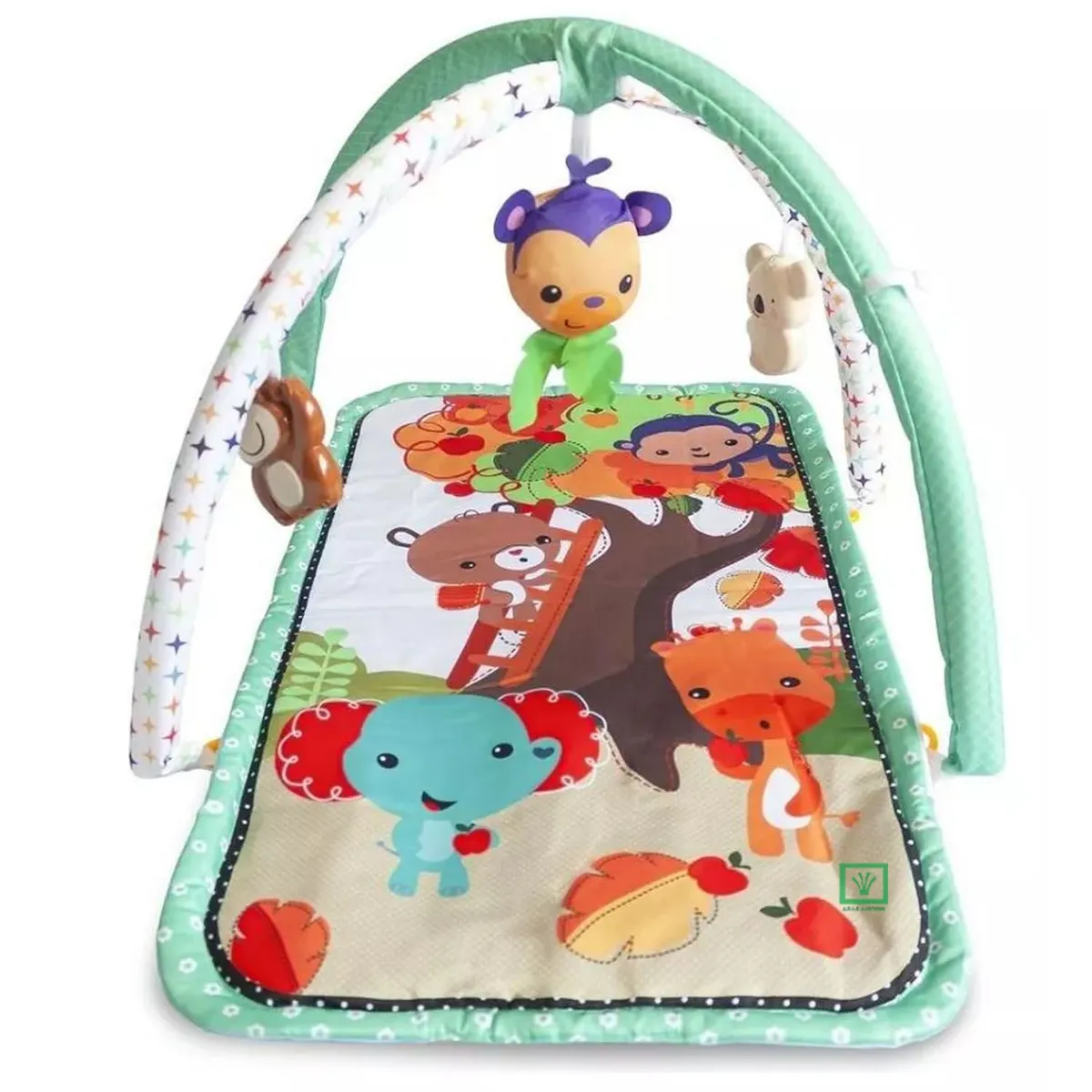 GIMNASIO IDEAL PARA BEBÉ CON JUGUETES ELEPHANT TURQUESA - 3