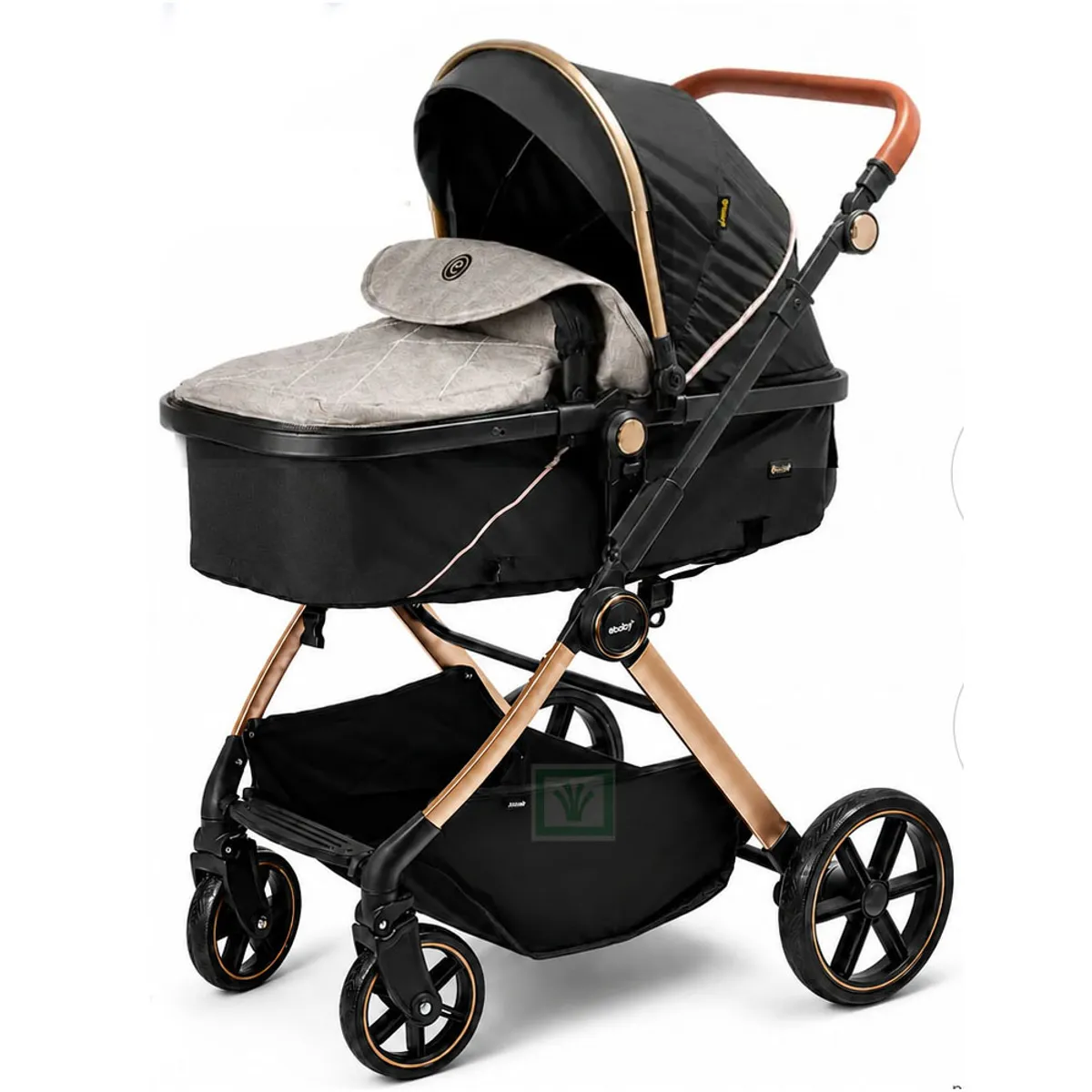 COCHE CUNA MOISÉS SIGNAL EBABY EB182 BEIGE - 2