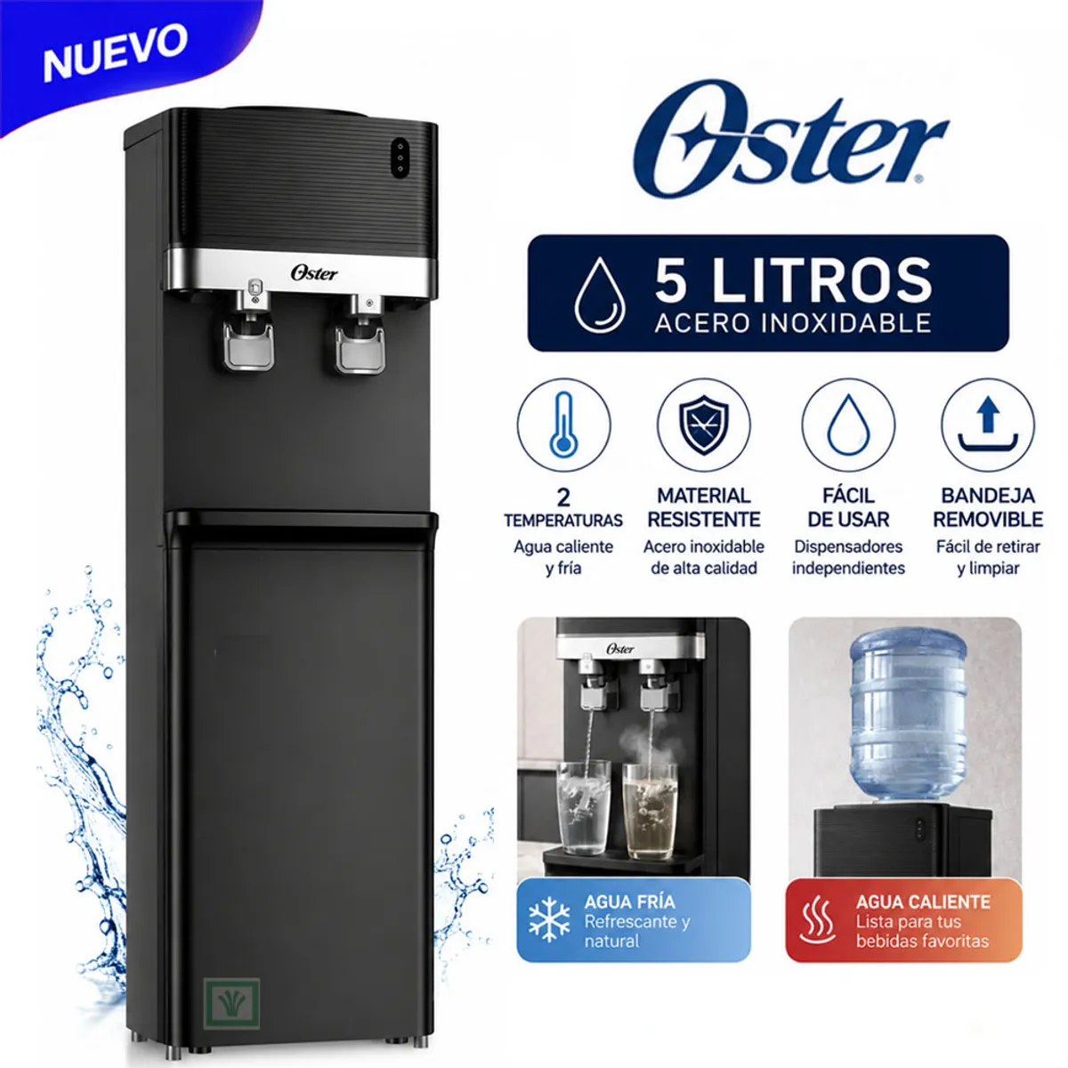 DISPENSADOR DE AGUA OSTER OS-PWDA5502B - 1