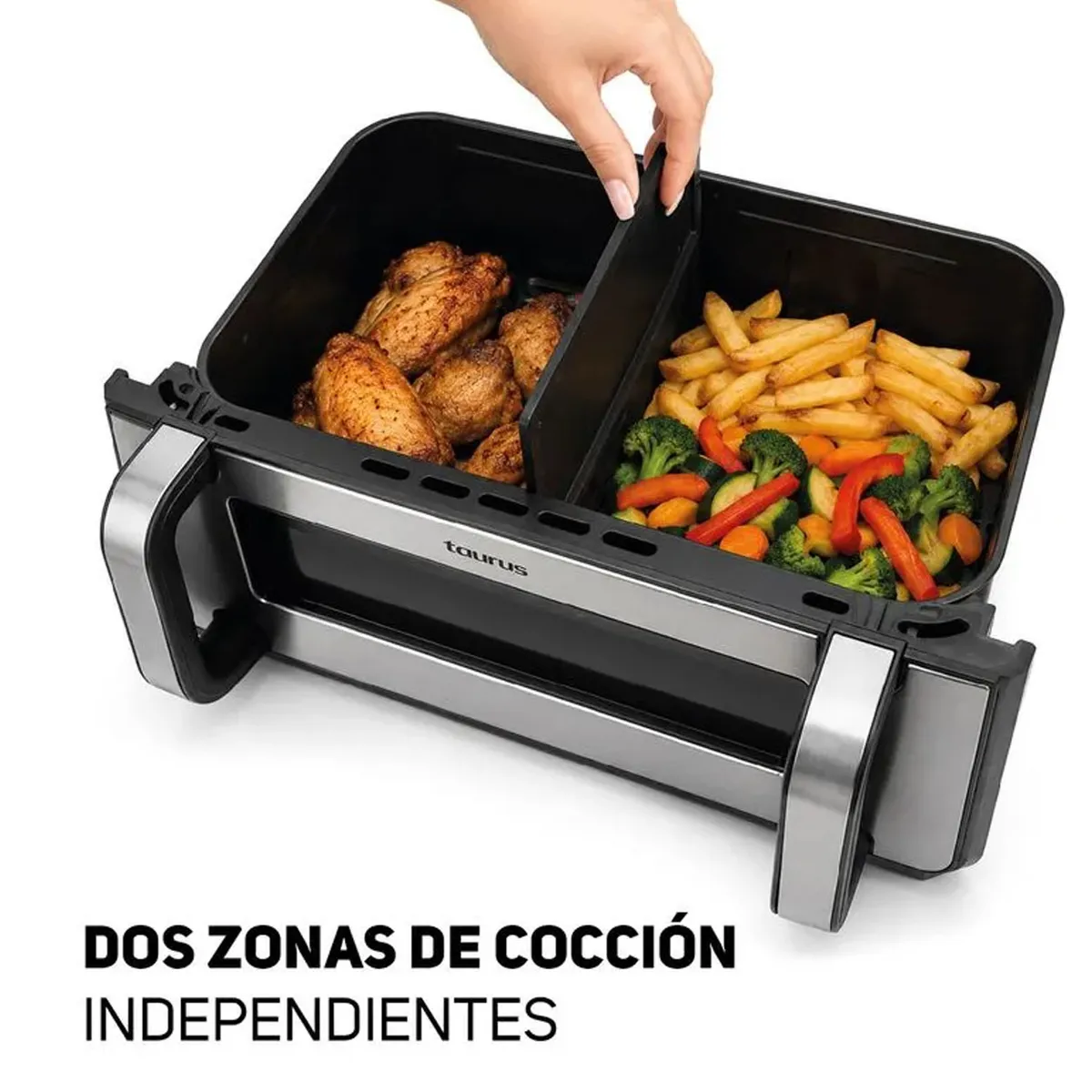 FREIDORA DE AIRE TAURUS DOUBLE AIR FRYER 11 LITROS - 6