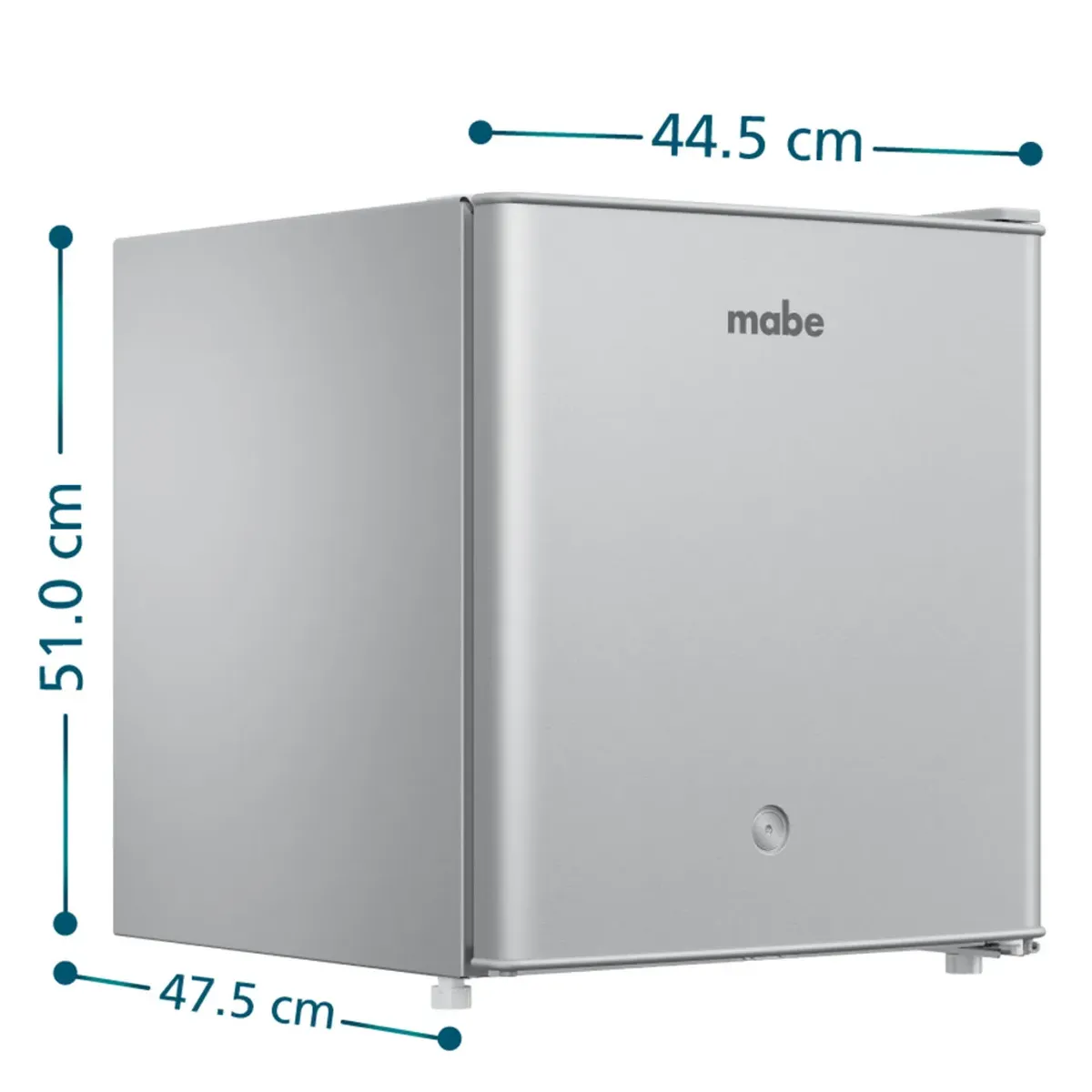 FRIGOBAR 42 L BRUTOS INOX MABE RMF02PRX1 CON LLAVE - 6