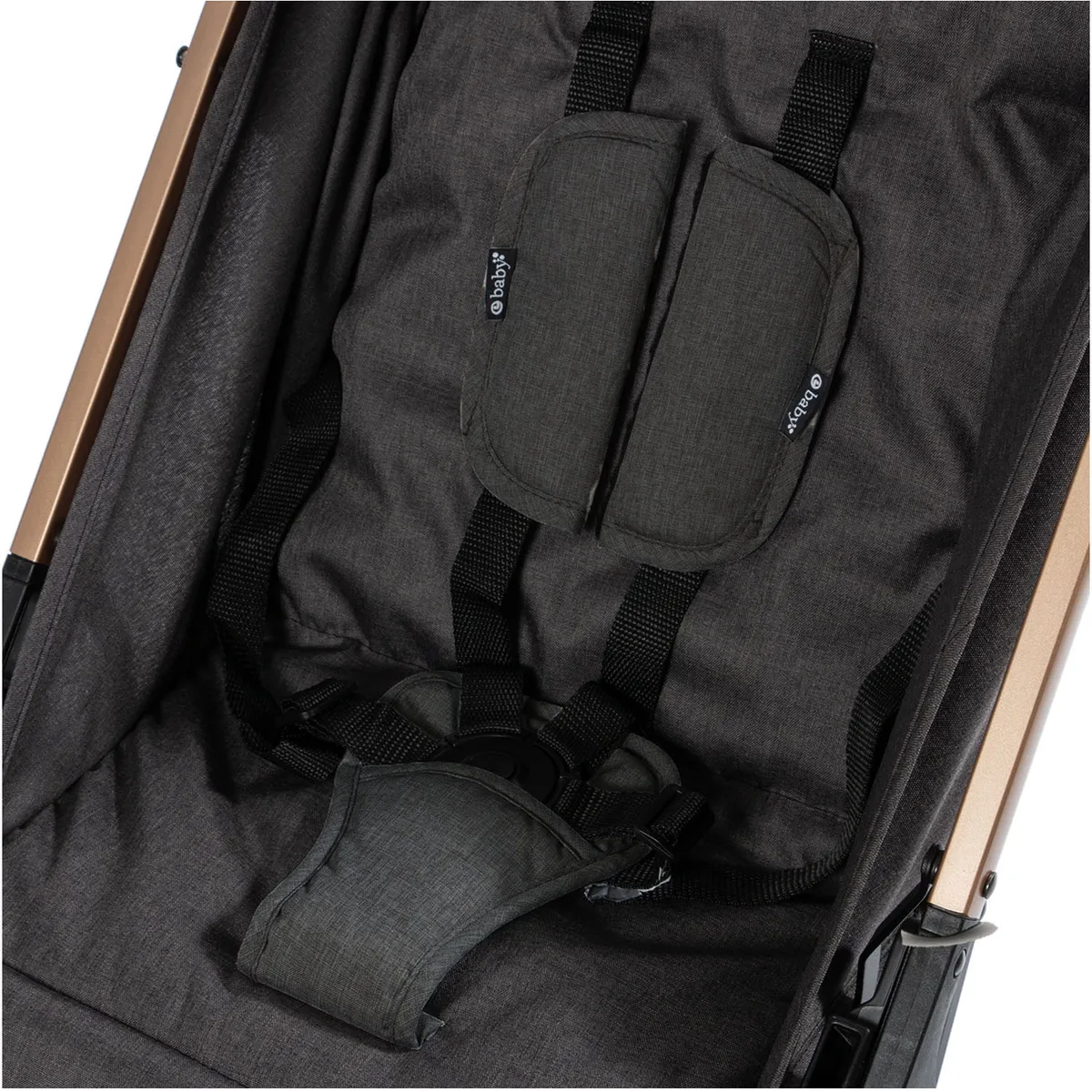 COCHE MALETA PARA BEBÉ «SOFI» DE FÁCIL PLEGADO BLACK - 6