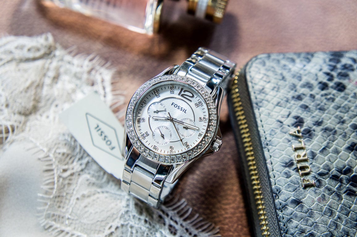 RELOJ FOSSIL MUJER ANÁLOGO ES3202 RILEY PLATEADO - 4