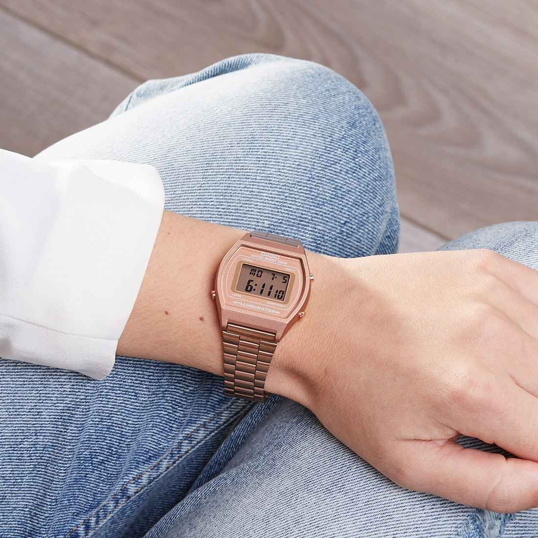 RELOJ CASIO MUJER DIGITAL B640WC-5AEF VINTAGE EDGY - 5