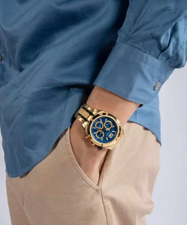 RELOJ DE CABALLERO GUESS GW0714G2 DORADO - 3