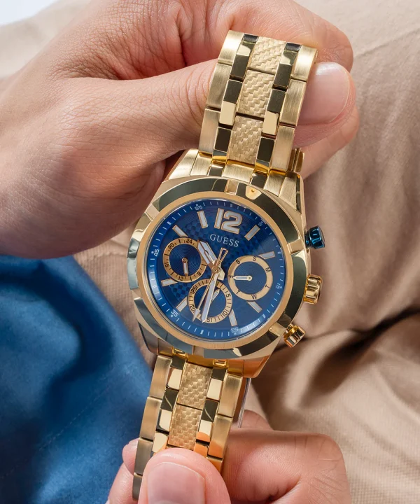 RELOJ DE CABALLERO GUESS GW0714G2 DORADO - 5