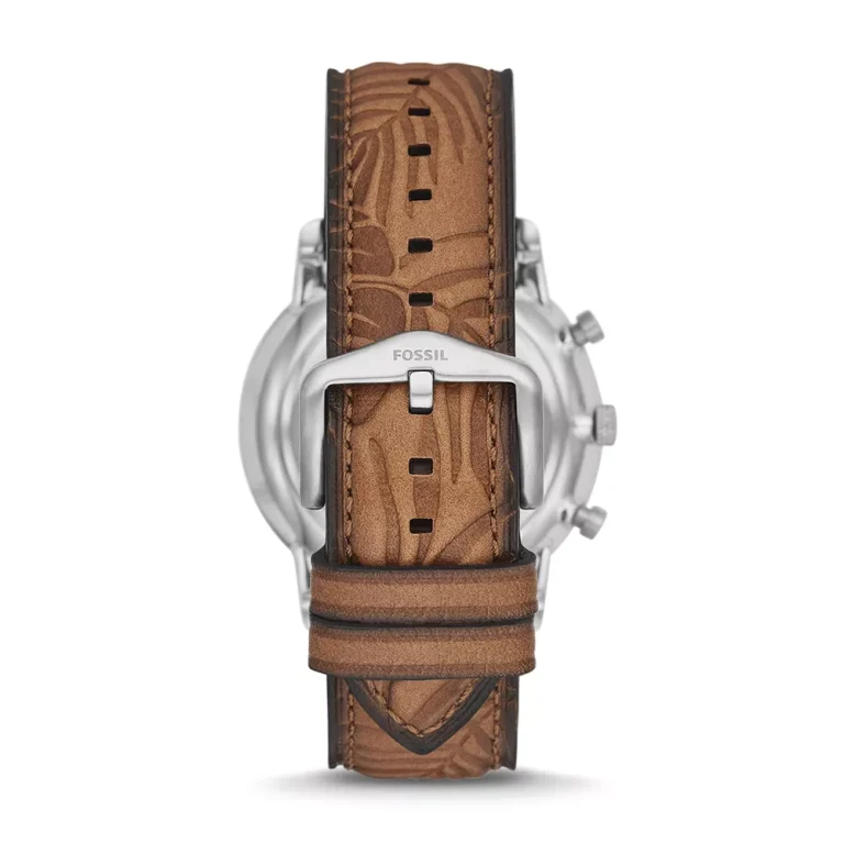 RELOJ MINIMALISTA FOSSIL FS5928 DE CUERO GRABADO - 2