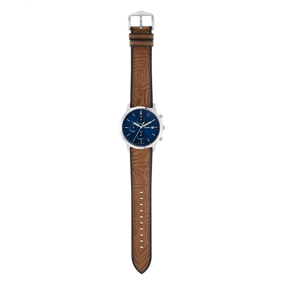RELOJ MINIMALISTA FOSSIL FS5928 DE CUERO GRABADO - 3