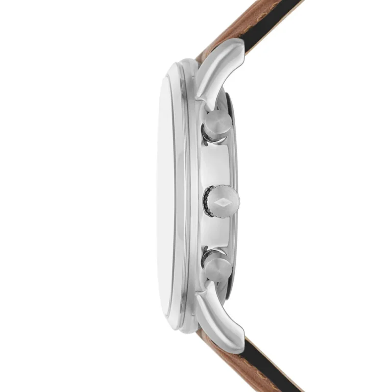 RELOJ MINIMALISTA FOSSIL FS5928 DE CUERO GRABADO - 5