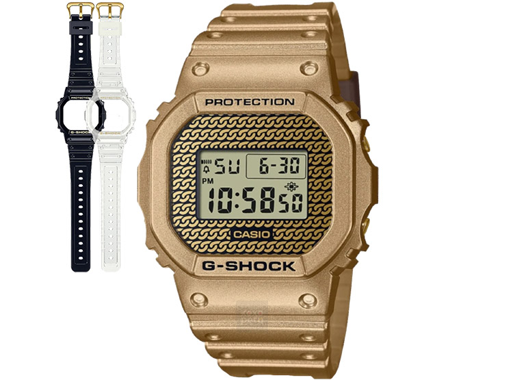 SET RELOJ CASIO G-SHOCK DWE-5600HG-1 DE HOMBRE - 1