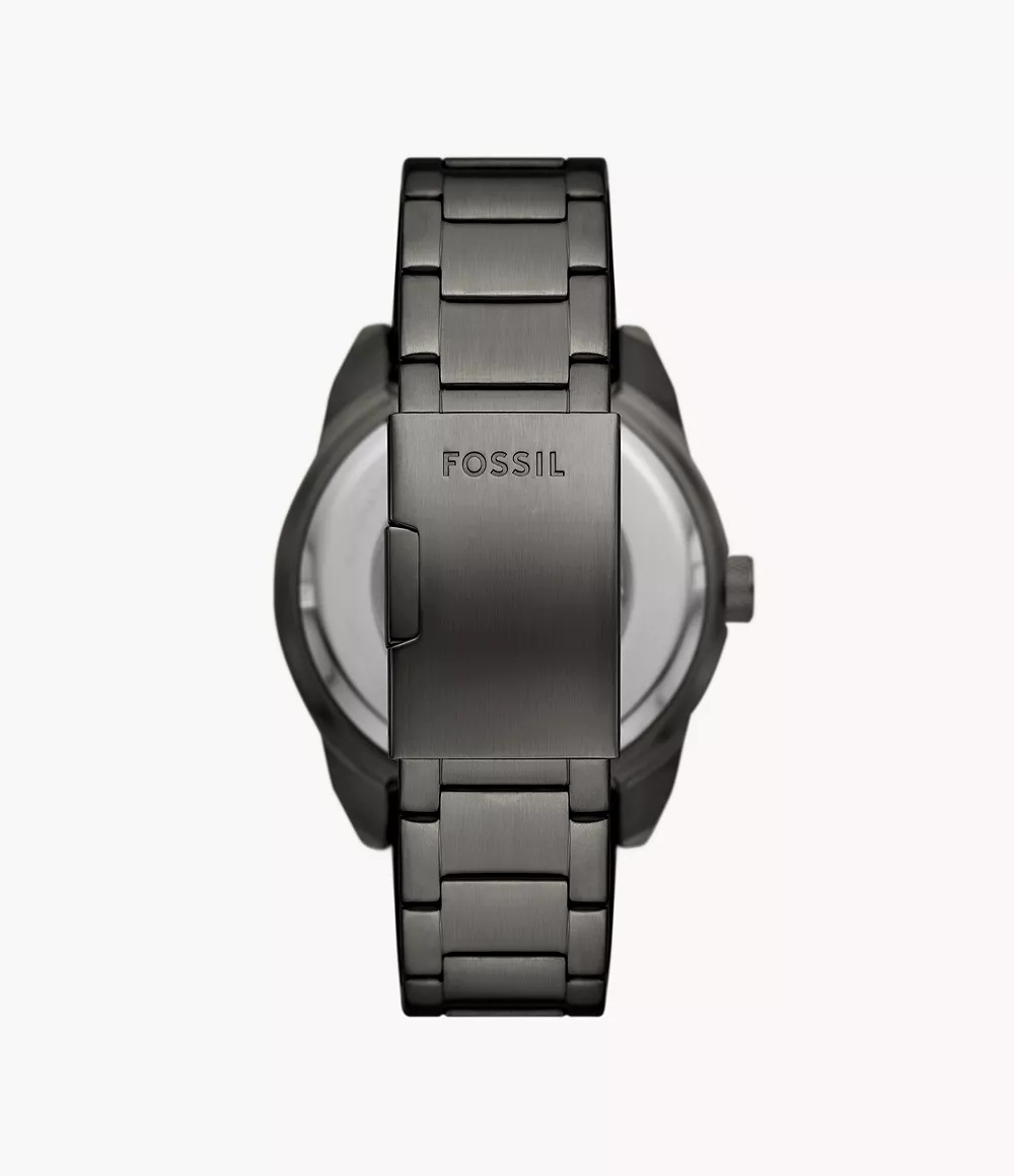 RELOJ AUTOMÁTICO FOSSIL ME3255 BRONSON TONO AHUMADO DE ACERO INOXIDABLE - 2