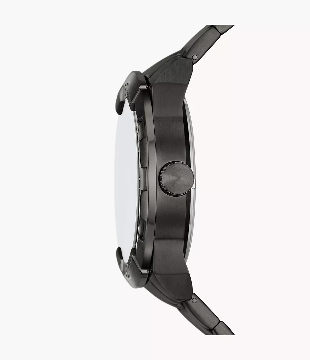 RELOJ AUTOMÁTICO FOSSIL ME3255 BRONSON TONO AHUMADO DE ACERO INOXIDABLE - 3