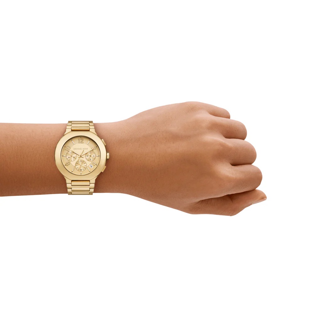 RELOJ MICHAEL KORS MK7520 GRAMERCY OVERSIZE EN TONO DORADO - 4