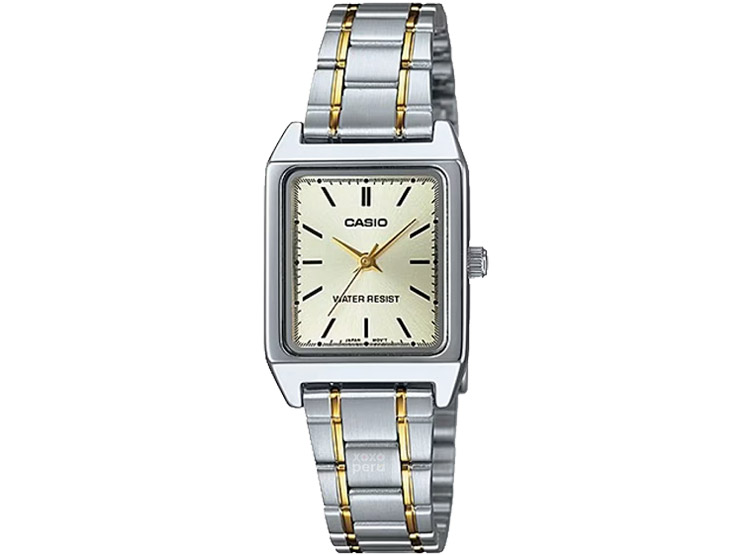 RELOJ CASIO LTP-V007SG-9E DUOTONO DE MUJER - 1