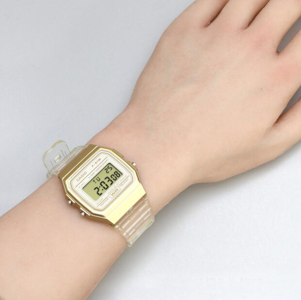 RELOJ TRANSPARENTE CASIO F-91WS-7A2 VINTAGE - 2