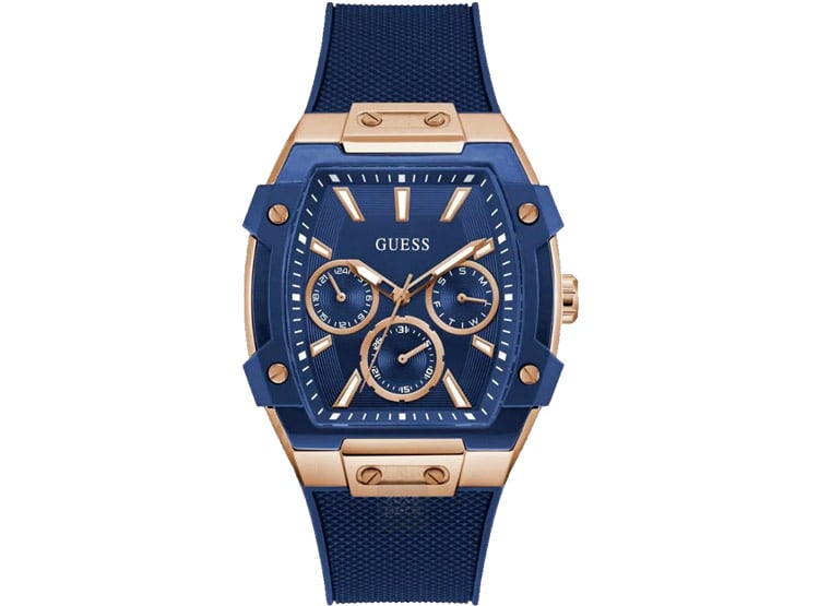 RELOJ GUESS GW0956G4 AZUL ORO ROSA  DE HOMBRE - 1