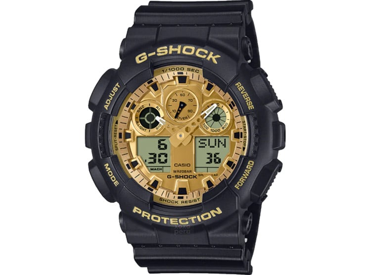 RELOJ DE HOMBRE CASIO NEGRO GA-100GGB-1A9 - 1