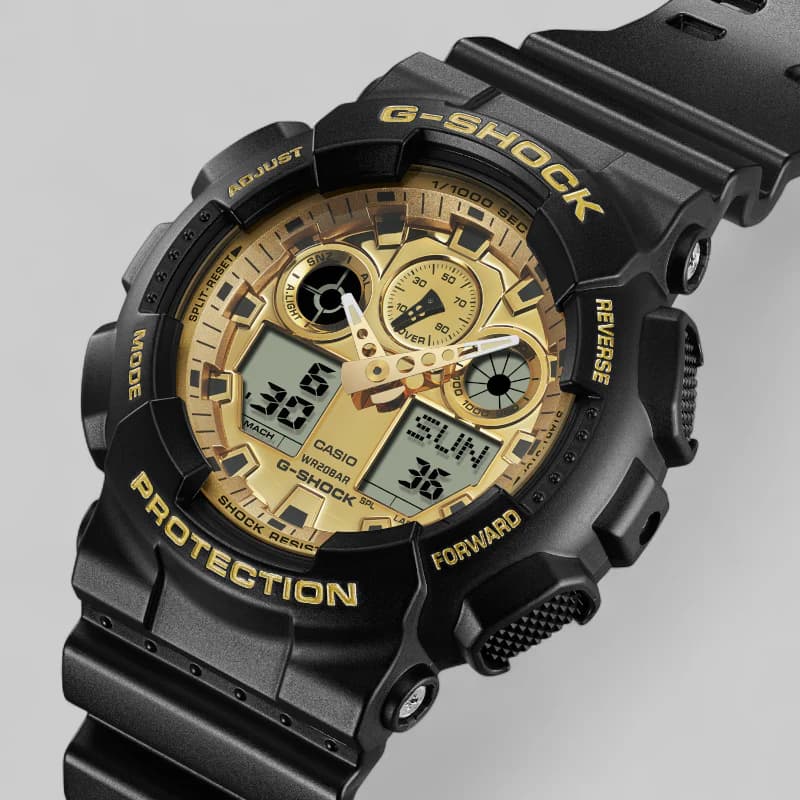 RELOJ DE HOMBRE CASIO NEGRO GA-100GGB-1A9 - 2