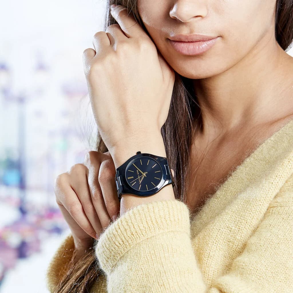 RELOJ MICHAEL KORS MK3221 SLIM RUNWAY NEGRO DE DAMA - 2