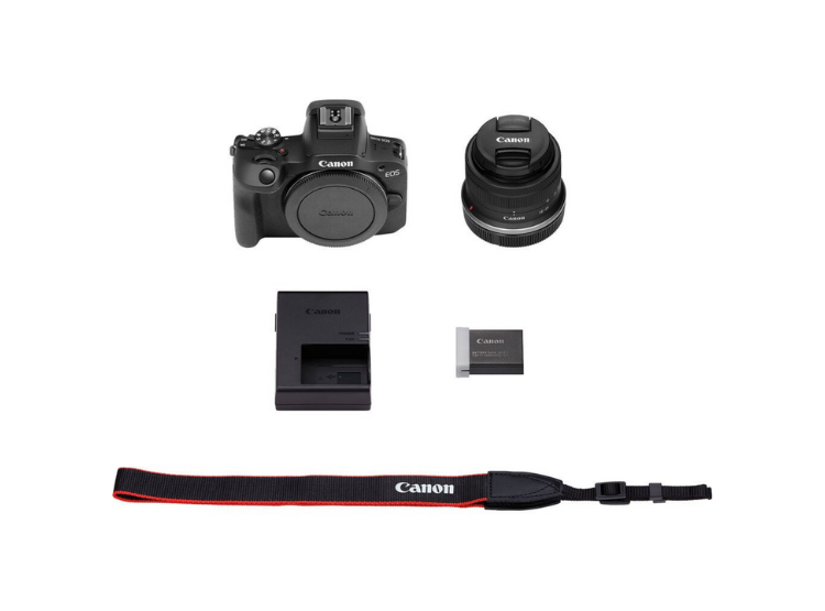 CÁMARA CANON MIRRORLESS EOS R100 24.1MPX + LENTE RF S 18-45MM F/4.5-6.3 IS STM + KIT ULTIMATE - 5
